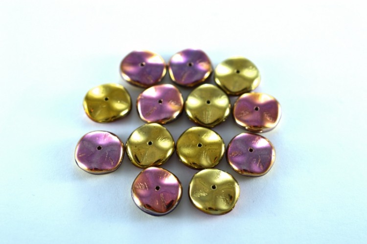 Бусины Ripple beads 12мм, цвет 00030/98544 California Pink, 720-003, около 10г (около 13шт) Бусины Ripple beads 12мм, цвет 00030/98544 California Pink, 720-003, около 10г (около 13шт)