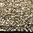 Бисер чешский PRECIOSA Богемский граненый, рубка 9/0 18503 серебристый металлик, около 10 грамм - Бисер чешский PRECIOSA Богемский граненый, рубка 9/0 18503 серебристый металлик, около 10 грамм
