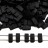 Бисер японский MIYUKI Half TILA #0401F черный, матовый непрозрачный, 5 грамм - Бисер японский MIYUKI Half TILA #0401F черный, матовый непрозрачный, 5 грамм