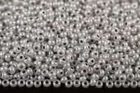 Бисер чешский PRECIOSA круглый 8/0 37342 серый непрозрачный, 50г