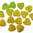 Пайетки Сердечки 15мм, цвет золотистый с голографическим эффектом, 1022-028, 20г - Пайетки Сердечки 15мм, цвет золотистый с голографическим эффектом, 1022-028, 20г