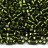 Бисер японский TOHO Treasure цилиндрический 11/0 #0037 оливковый, серебряная линия внутри, 5 грамм - Бисер японский TOHO Treasure цилиндрический 11/0 #0037 оливковый, серебряная линия внутри, 5 грамм
