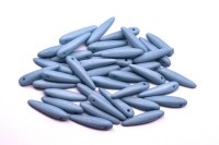 Бусины Thorn beads 5х16мм, цвет 02010/29567 голубой матовый пастель, 719-048, около 10г (около 32шт)