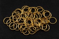 Кольца соединительные 10х1,0мм, разъёмные, цвет золото, железо, 13-055, 10г (около 50шт)