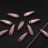Бусины Dagger beads 11х3мм, отверстие 0,8мм, цвет 03000/14494 лиловый глянцевый, 736-022, 10шт - Бусины Dagger beads 11х3мм, отверстие 0,8мм, цвет 03000/14494 лиловый глянцевый, 736-022, 10шт