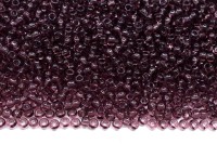 Бисер чешский PRECIOSA круглый 11/0 20060 фиолетовый прозрачный, 50г