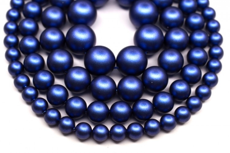 Жемчуг Swarovski 5810 #949 10мм Crystal Iridescent Dark Blue Pearl, 5810-10-949, 2шт Жемчуг Swarovski 5810 #949 10мм Crystal Iridescent Dark Blue Pearl, 5810-10-949, 2шт