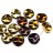 Бусины Ripple beads 12мм, цвет 00030/98543 California Nights, 720-002, около 10г (около 13шт) - Бусины Ripple beads 12мм, цвет 00030/98543 California Nights, 720-002, около 10г (около 13шт)