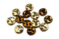 Бусины Ripple beads 12мм, цвет 00030/98543 California Nights, 720-002, около 10г (около 13шт)