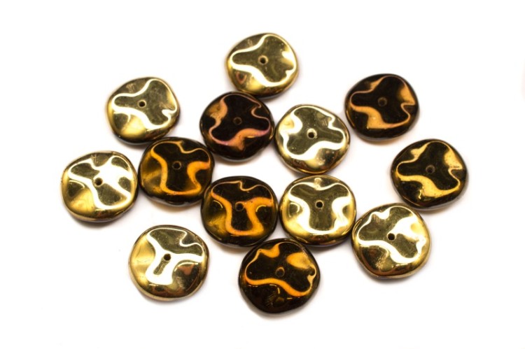 Бусины Ripple beads 12мм, цвет 00030/98543 California Nights, 720-002, около 10г (около 13шт) Бусины Ripple beads 12мм, цвет 00030/98543 California Nights, 720-002, около 10г (около 13шт)
