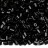 Бисер китайский рубка Астра, размер 11/0, цвет 0049 черный, непрозрачный, 20г - Бисер китайский рубка Астра, размер 11/0, цвет 0049 черный, непрозрачный, 20г