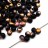Бисер MIYUKI Drops 3,4мм #55045 Black Capri Rose, матовый непрозрачный, 10 грамм - Бисер MIYUKI Drops 3,4мм #55045 Black Capri Rose, матовый непрозрачный, 10 грамм