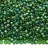 Бисер японский TOHO круглый 11/0 #0167ВF зеленая трава матовый, радужный прозрачный, 10 грамм - Бисер японский TOHO круглый 11/0 #0167ВF зеленая трава матовый, радужный прозрачный, 10 грамм