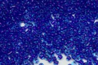 Бисер китайский круглый размер 8/0, цвет 0303 синий, 450г