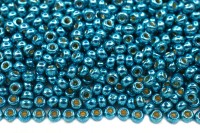 Бисер японский MIYUKI круглый 11/0 #5113 капри, Duracoat гальванизированный, 10 грамм