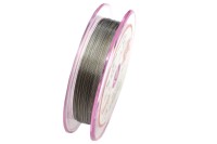Ювелирный тросик SakuLux7 Flexy7, 0,30мм, 10м, цвет стальной, 1017-103