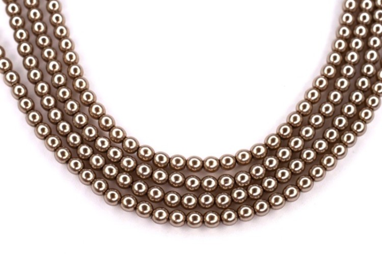 Жемчуг Preciosa, цвет 70416 светло-коричневый, 2мм, 10шт Жемчуг Preciosa, цвет 70416 светло-коричневый, 2мм, 10шт