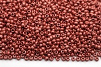 Бисер чешский PRECIOSA круглый 11/0 18598М матовый розовый металлик, 50г