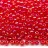 Бисер японский TOHO круглый 11/0 #0165B сиамский рубин, радужный прозрачный, 10 грамм - Бисер японский TOHO круглый 11/0 #0165B сиамский рубин, радужный прозрачный, 10 грамм