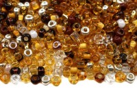 Бисер чешский PRECIOSA круглый 8/0 МИКС № 6 разноцветный, 50г