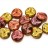 Бусины Ripple beads 12мм, цвет 00030/98542 California Gold Rush, 720-001, около 10г (около 13шт) - Бусины Ripple beads 12мм, цвет 00030/98542 California Gold Rush, 720-001, около 10г (около 13шт)