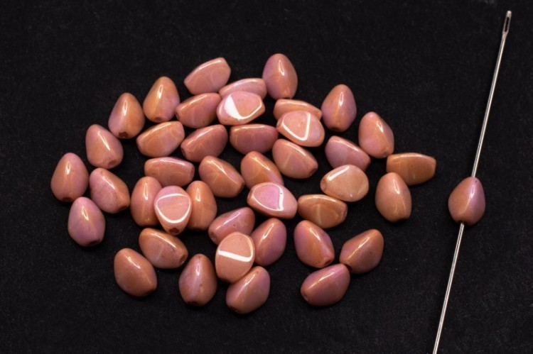 Бусины Pinch beads 5х3мм, отверстие 0,8мм, цвет 03000/14495 розовый глянцевый, 755-078, 10г (около 117шт) Бусины Pinch beads 5х3мм, отверстие 0,8мм, цвет 03000/14495 розовый глянцевый, 755-078, 10г (около 117шт)