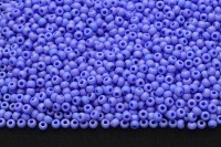 Бисер чешский PRECIOSA круглый 10/0 34020М матовый голубой непрозрачный радужный, 1 сорт, 50г