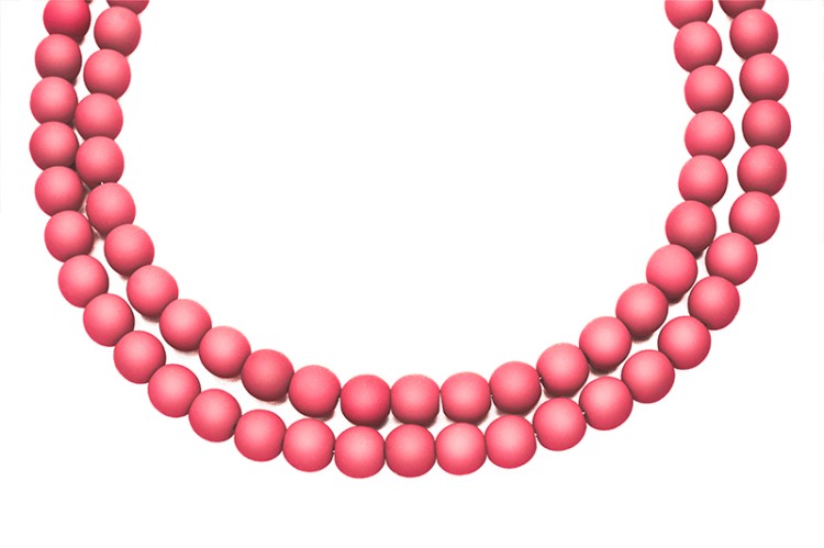 Жемчуг Preciosa, цвет 24496 матовый ярко-розовый, 4мм, 10шт Жемчуг Preciosa, цвет 24496 матовый ярко-розовый, 4мм, 10шт