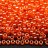 Бисер японский MIYUKI круглый 11/0 #0165 оранжевый, глянцевый прозрачный, 10 грамм - Бисер японский MIYUKI круглый 11/0 #0165 оранжевый, глянцевый прозрачный, 10 грамм