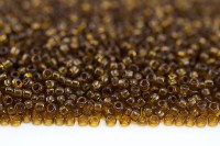 Бисер японский TOHO круглый 15/0 #0941 дымчатый топаз, прозрачный, 10 грамм