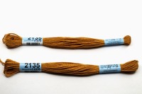 Мулине Gamma, цвет 2135 золотисто-коричневый, хлопок, 8м, 1шт