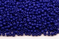 Бисер японский TOHO круглый 11/0 #0048F синий, матовый непрозрачный, 10 грамм