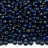 Бисер чешский PRECIOSA круглый 8/0 65106 синий, белая линия внутри, 50г - Бисер чешский PRECIOSA круглый 8/0 65106 синий, белая линия внутри, 50г