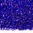 Бисер чешский PRECIOSA рубка 9/0 37080 синий, серебряная линия внутри, 50г - Бисер чешский PRECIOSA рубка 9/0 37080 синий, серебряная линия внутри, 50г