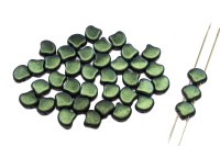 Бусины GINKO 7,5х7,5мм, отверстие 0,8мм, цвет 23980/94104 бирюзовый хамелеон, 710-079, 10г (около 40шт)