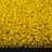 Бисер чешский PRECIOSA круглый 10/0 87010М матовый желтый, серебряная линия внутри, 20 грамм - Бисер чешский PRECIOSA круглый 10/0 87010М матовый желтый, серебряная линия внутри, 20 грамм