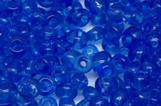 Бисер китайский круглый размер 8/0, цвет 0003 голубой прозрачный, 450г Бисер китайский круглый размер 8/0, цвет 0003 голубой прозрачный, 450г