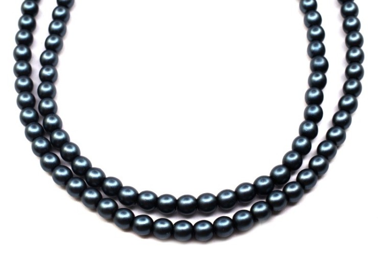 Жемчуг Preciosa, цвет 70140 матовый серо-голубой, 2мм, 10шт Жемчуг Preciosa, цвет 70140 матовый серо-голубой, 2мм, 10шт