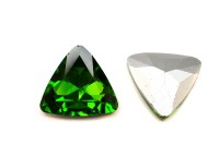 Кристалл Треугольник 23мм, цвет зеленый, стекло, 26-106, 2шт
