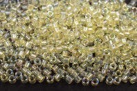 Бисер японский MIYUKI Delica цилиндр 11/0 DB-1676 желтый радужный, прозрачный, 5 грамм
