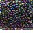 Бисер японский MIYUKI круглый 11/0 #0455D разноцветный ирис, металлизированный, 10 грамм - Бисер японский MIYUKI круглый 11/0 #0455D разноцветный ирис, металлизированный, 10 грамм