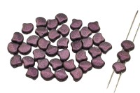 Бусины GINKO 7,5х7,5мм, отверстие 0,8мм, цвет 23980/79086 Metallic Suede Pink, 710-078, 10г (около 40шт)