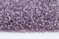 Бисер японский TOHO круглый 11/0 #0166F светлый аметист матовый, радужный прозрачный, 10 грамм