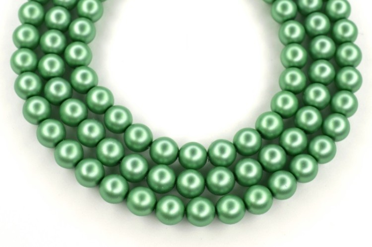 Жемчуг Preciosa, цвет 70555 матовый салатовый, 6мм, 10шт Жемчуг Preciosa, цвет 70555 матовый салатовый, 6мм, 10шт