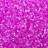 Бисер чешский PRECIOSA рубка 10/0 38177 прозрачный, розовая линия внутри, 50г - Бисер чешский PRECIOSA рубка 10/0 38177 прозрачный, розовая линия внутри, 50г