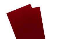 Фетр жёсткий 20х30см, цвет 607 красный темный, толщина 1мм, 1021-054, 1 лист