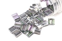 Бисер японский MIYUKI TILA #4574 Crystal/Vitrail Light, прозрачный, 5 грамм