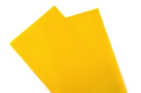 Фетр жёсткий 20х30см, цвет 633 лимонный, толщина 1мм, 1021-021, 1 лист
