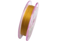 Ювелирный тросик SakuLux7 Flexy7, 0,30мм, 10м, цвет золото, 1017-105