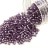 Бисер японский MIYUKI Delica цилиндр 11/0 DB-0695 фиолетовый полуматовый, серебряная линия внутри, 5 грамм - Бисер японский MIYUKI Delica цилиндр 11/0 DB-0695 фиолетовый полуматовый, серебряная линия внутри, 5 грамм
